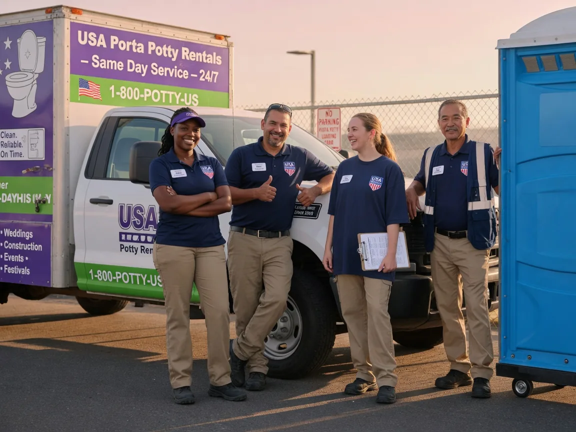 Porta Potty Rental company in Racine, OH